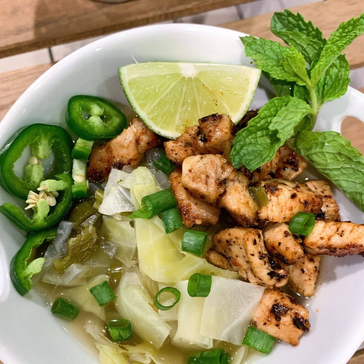 Lime Jalapeño Chicken Pho